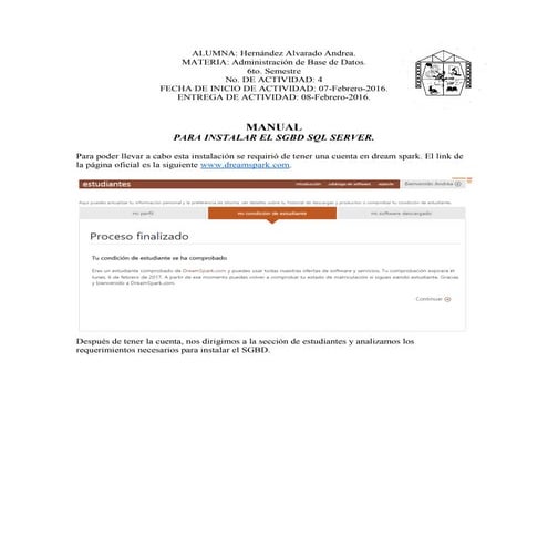 Manual de instalacion de sql server 2014 | PDF