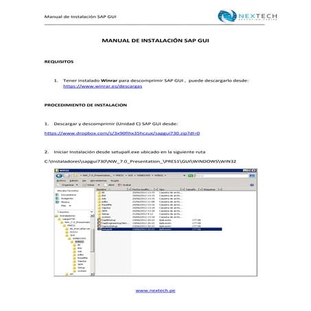 Manual install_sap_gui_7_3 (1) | PDF