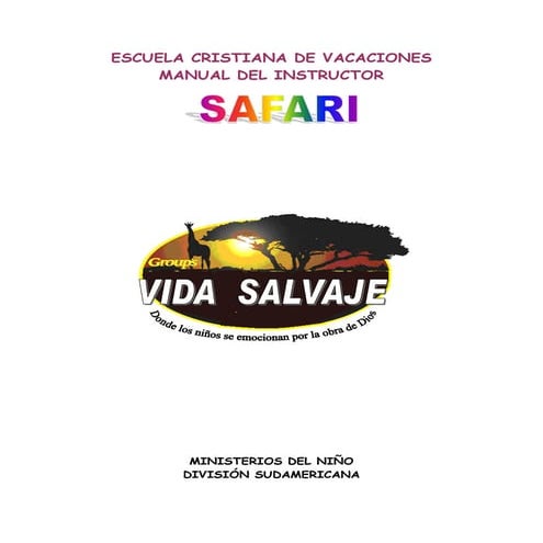 Manual instructor vida salvaje