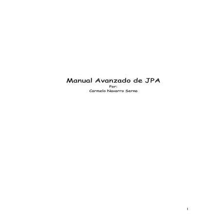 Manual JPA