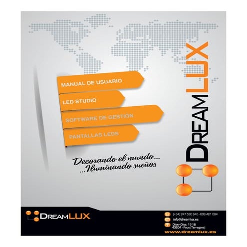 Manual Led Studio - Dreamlux | PDF