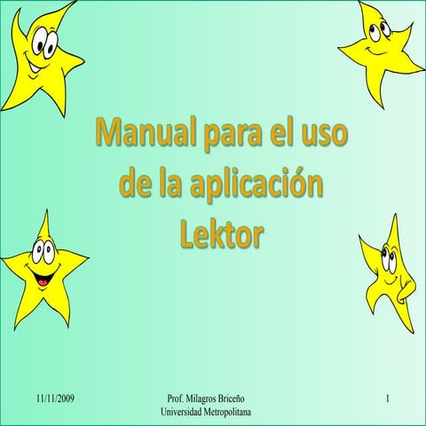 Manual Lektor