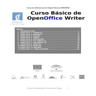 Manual sobre el procesador de texto...