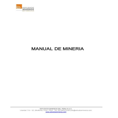 Manual mineria | PDF