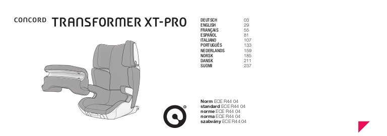 concord transformer xt pro
