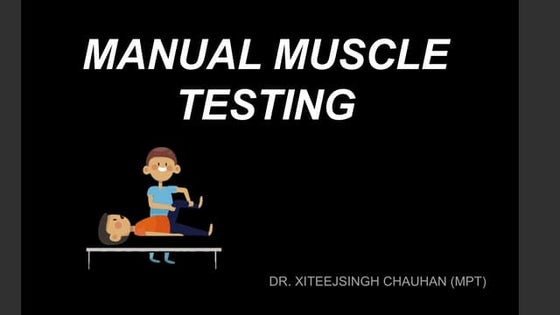 Manual muscle testing | PDF