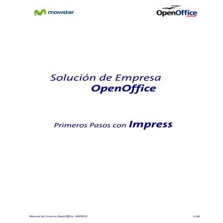 Manual openoffice impress