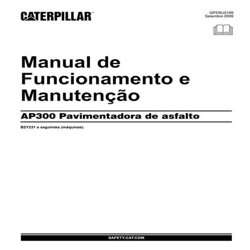 Manual Operação e Manutenção AP300 | PDF