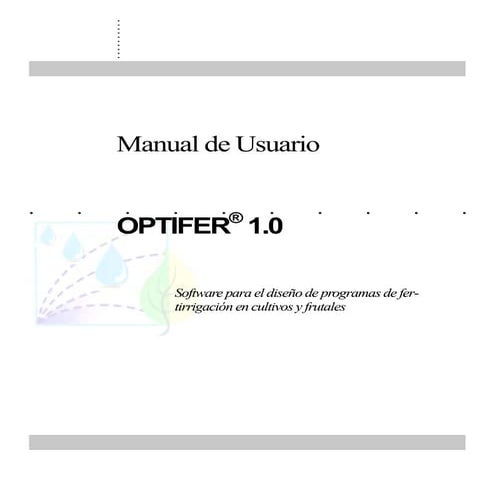 Manual Optifer 2 | PDF