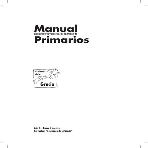 Manual para Directores | Primarios | Tercer trimestre 2015