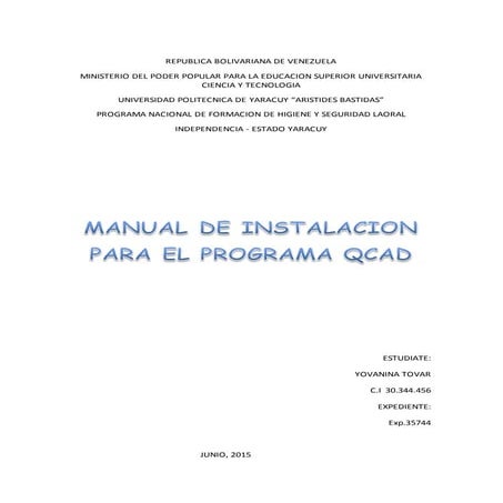 Manual para instalar qcad