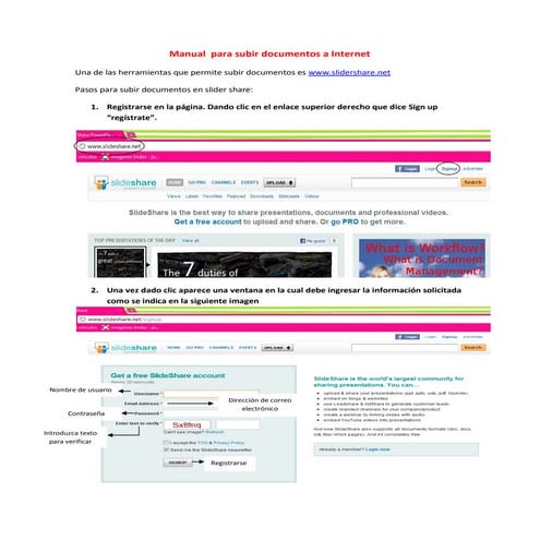 Manual  para subir documentos a internet