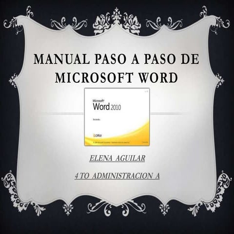 Manual paso a paso de microsoft word