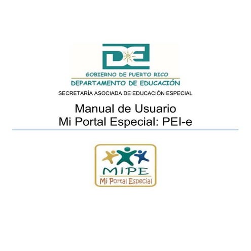 Manual PEI MiPE | PDF