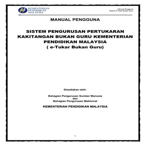 Manual Pengguna E-TukarBG (Bukan Guru)