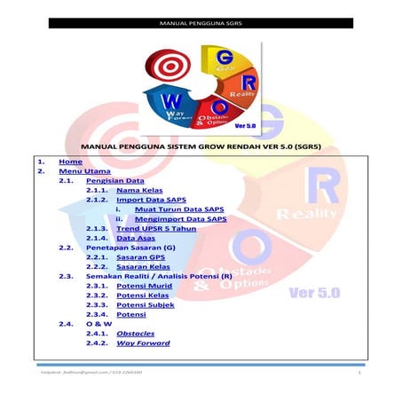 Manual pengguna sistem grow rendah ver 5.0