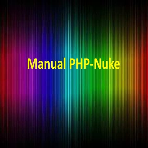 Manual php nuke