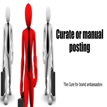 Manual posting with The Cure | PPT