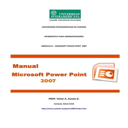 Manual power point 2007