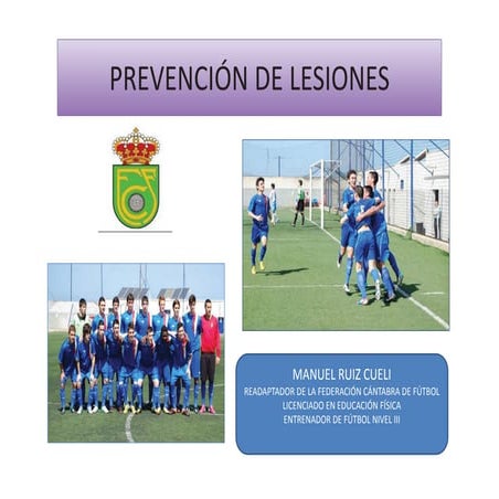 Manual 'prevención de lesiones'