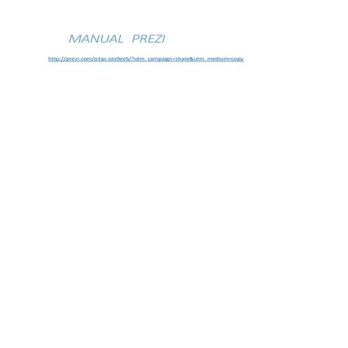 Manual  prezi