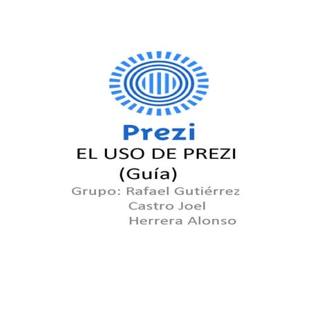 ¿Como usar prezi? | PDF