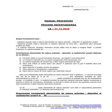 Inventarierea | PPTX