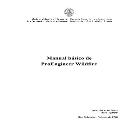 Manual pro engineer wildfire | PDF