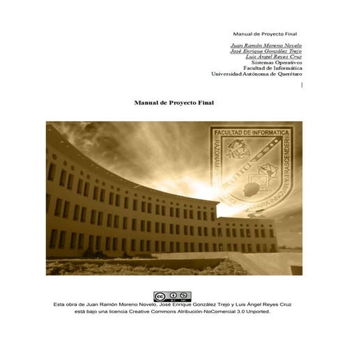 Manual proyecto final | PDF