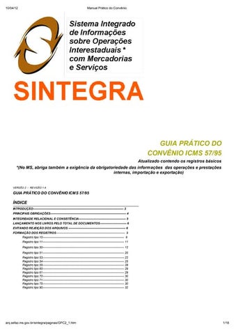 Manual prático do convênio