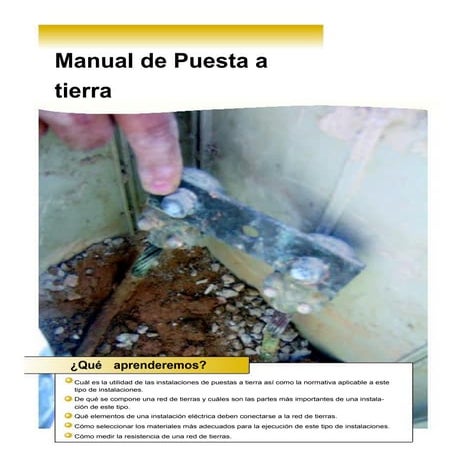 Manual puesta a tierra