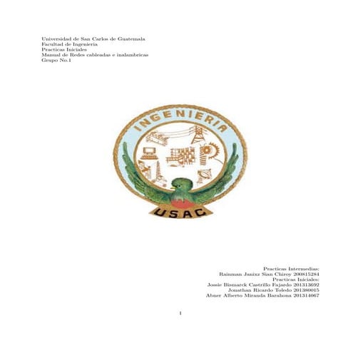 Manual Configuracion de Redes