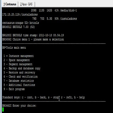 Manual reorganizar tabla DFKKZR
