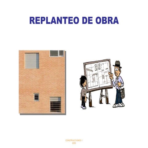 Manual de Replanteo de obra.