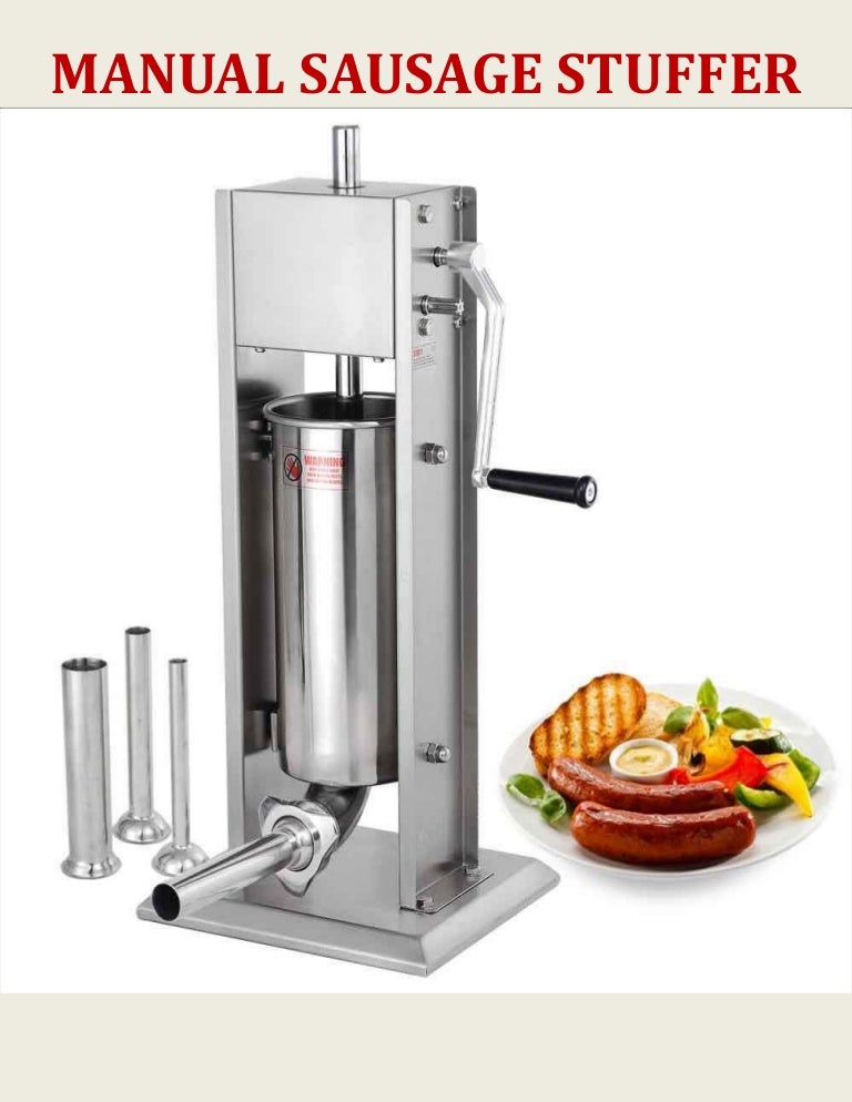 Manual Sausage Stuffer Handle Easy Stuffing Utility