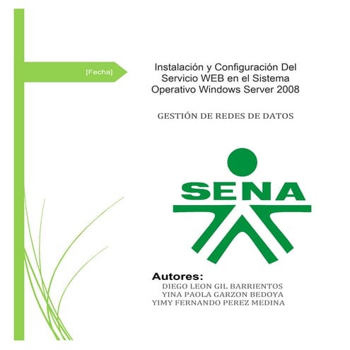 Manual servicior web bajo windows server