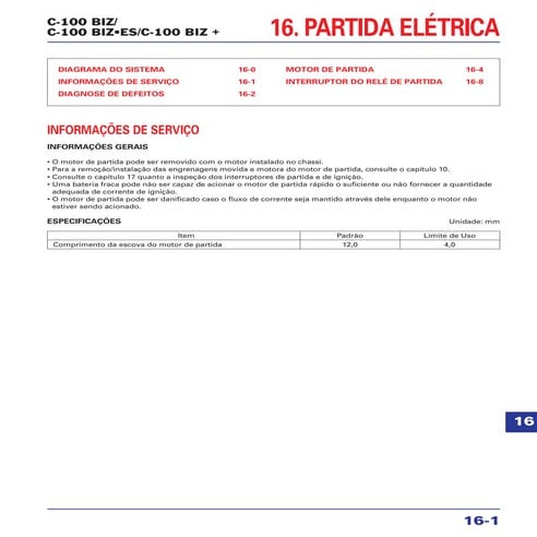 Manual serviço c 100 biz c-100 biz es c-100 biz+ (2002) - 00 x6b-gce-763 part...