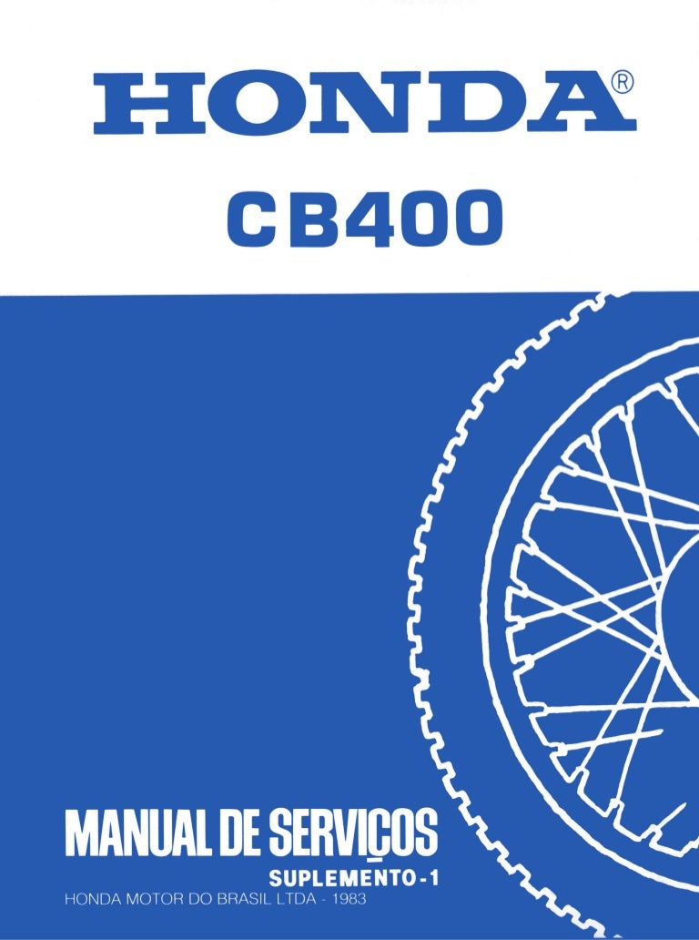 Honda cb400 manual