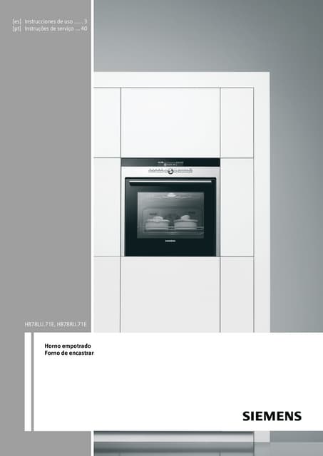 Manual siemens horno hb21ab521e