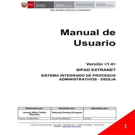 Manual sipad | PDF