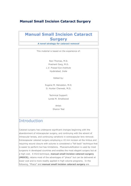 Types of Cataract surgeries.pptx