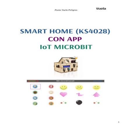 Manual sobre Smart Home KS4028 con App IoT Microbit (2024)