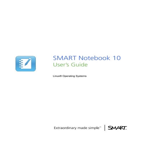 Manual smart notebook 10 linux