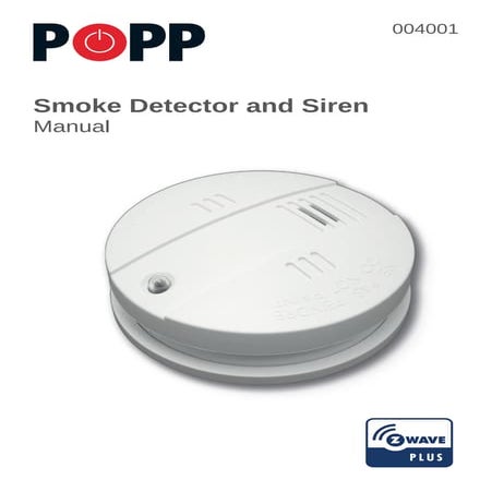 PoPP Smoke detector-siren_English