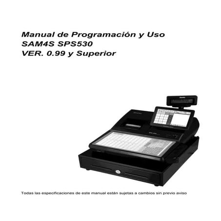 Manual de Programación SAM4S SPS530 v0.99o