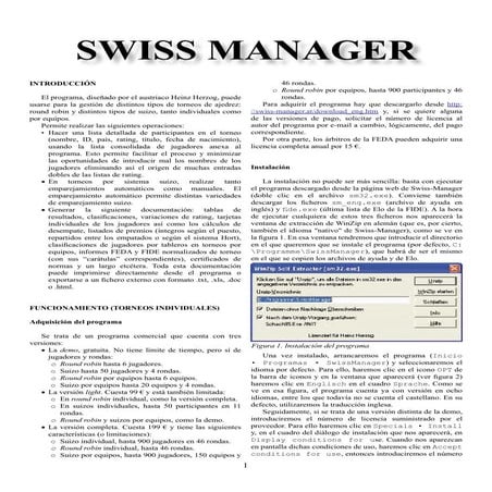 Manual swiss manager