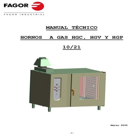 Manual técnico gas 1021 evolution