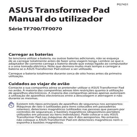 Manual tf700 | PDF