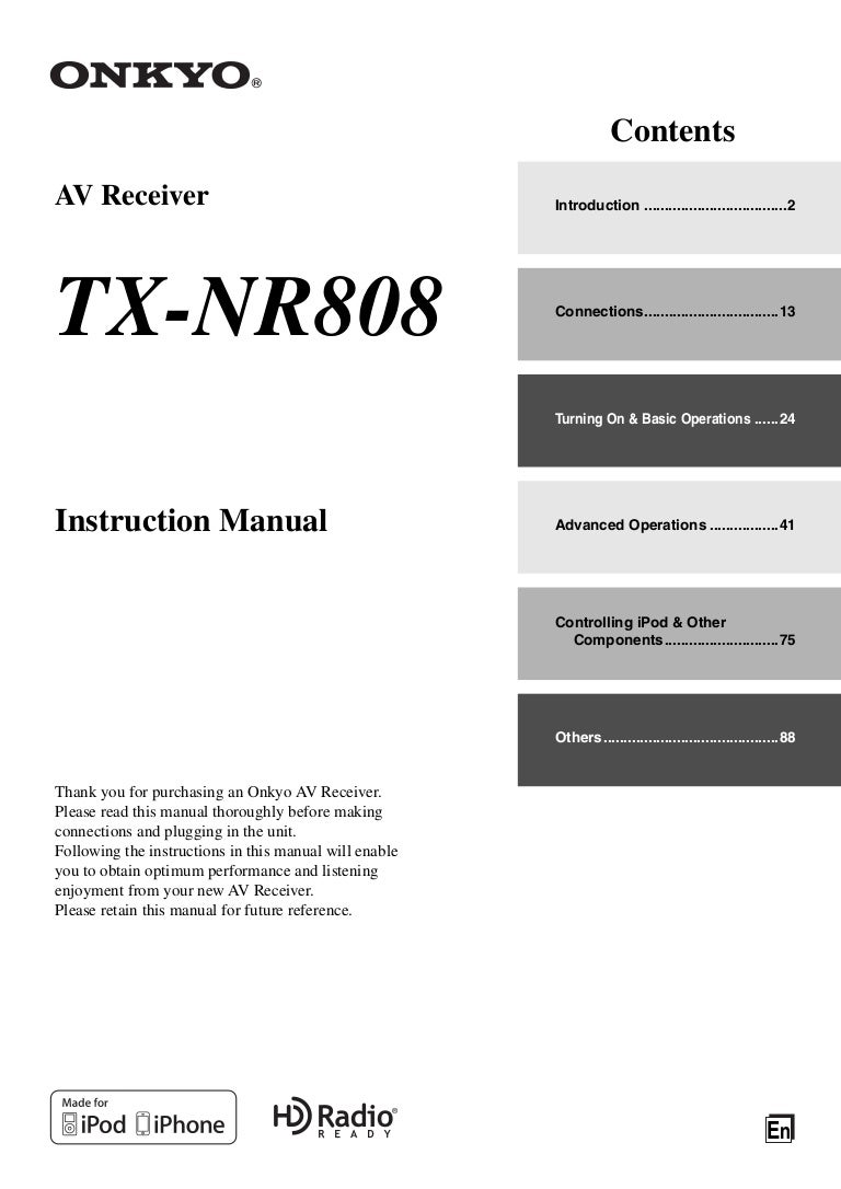 Manual tx nr808-en