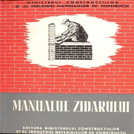 Manualul zidarului
